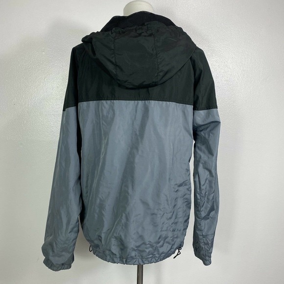 Mens Disney Parks Disneyland 1955 Black Gray Full Zip Up Windbreaker Size S - Picture 7 of 10